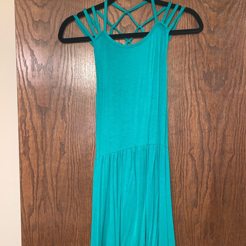 NWT Boohoo Cage Hayley Back Skater Dress